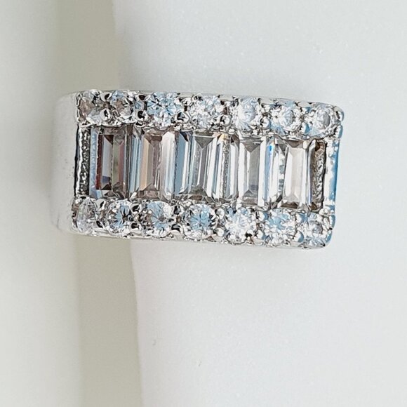 "925 Sterling Silver CZ Beautiful Earrings for Women, 1USPAR4264 - Picture 5 of 11